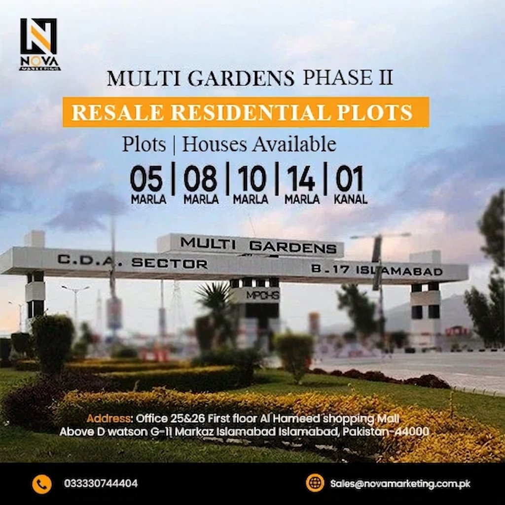Multi Gardens Phase 2 resale residential plots