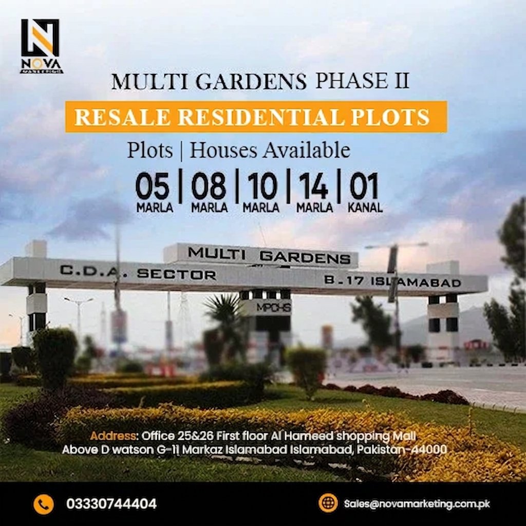 Multi Gardens Phase 2 resale residential plots